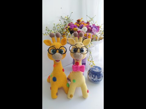 Видео: Очки для вязаной игрушки/для куклы