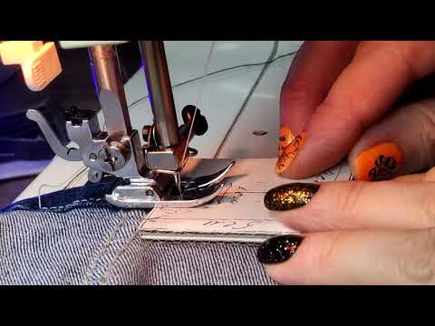 Видео: [DIY]👌Покажу, ЯК прошити найважче місце на джинсах / easy to sew