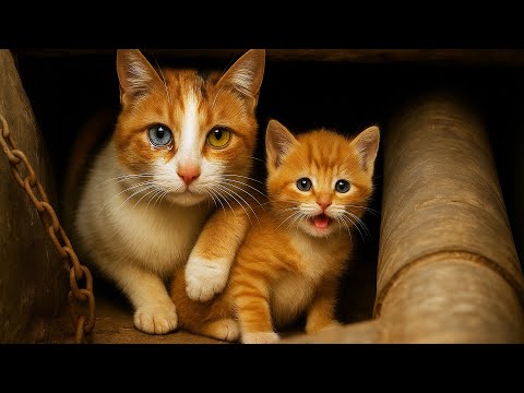 Видео: Мама кошка прижимала котёнка когда их отрывали друг от друга. Женщина примчалась, но было уже поздно