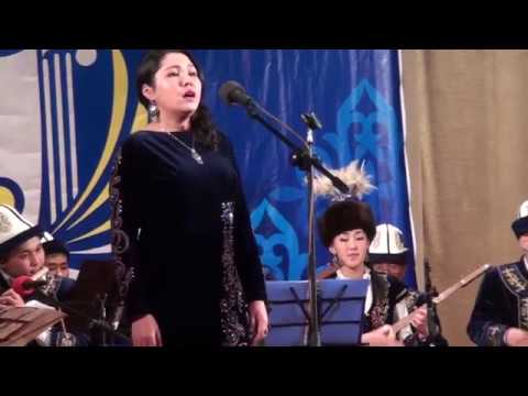 Видео: Талас шаардык  эл аспаптар оркестри-Тушумдо  аткаруучу: А.Коробаева