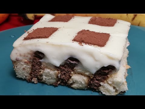 Видео: Торта с бишкоти, бисквити и домашен крем, без печене