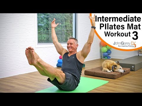 Видео: Тренировка пилатеса на коврике для среднего уровня 3