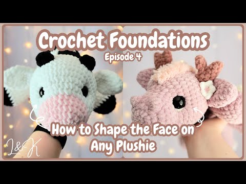 Видео: Как сделать глаза поглубже в плюшевой игрушке (формирование лица) — Вязание крючком. Основы. Эпиз...