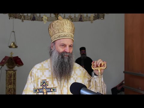 Видео: Митрополит Порфирије - Беседа у недељу Самарјанке, 17. мај 2020.