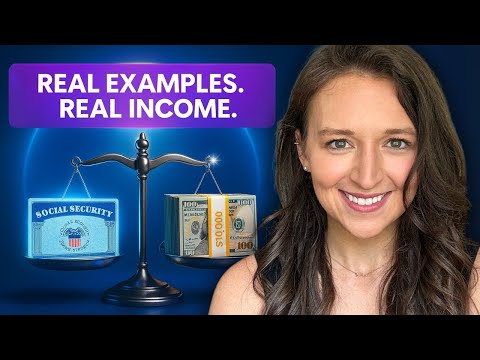 Видео: Реальные примеры пенсионного дохода: социальное обеспечение + целевые показатели сбережений JP Mo...