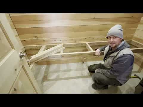 Видео: ЗАВЕРШАЕМ РАБОТЫ ПО ПОЛКЕ ИЗ КЕДРА ДЛЯ НАШЕЙ БАНИ \\ MOUNTAIN MAPLE RANCH