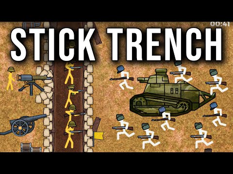 Видео: Stickman Trenches оказался гораздо интенсивнее, чем я ожидал!?!?