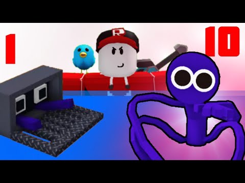 Видео: Постройки За 1 5 10 Минут Радужные Друзья в Build a boat Roblox