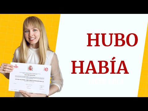 Видео: Испанский Глагол Haber / Hubo. Глагол Haber в Испанском