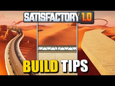 Видео: Простые изгибы, слияние и основные советы по построению для Satisfactory 1 0