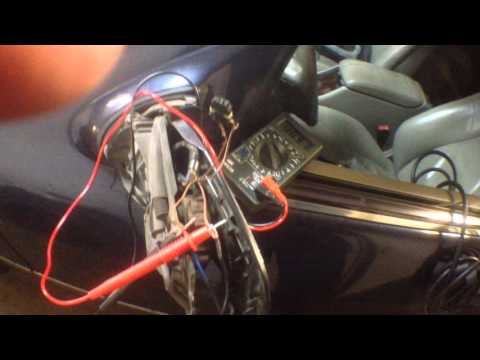 Видео: Мерседес w220  подогрев наружных зеркал