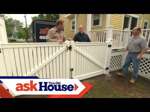 Видео: Как установить виниловый забор для защиты частной жизни | Ask This Old House