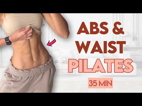 Видео: 35-минутная тренировка глубоких мышц кора и талии | Пилатес дома