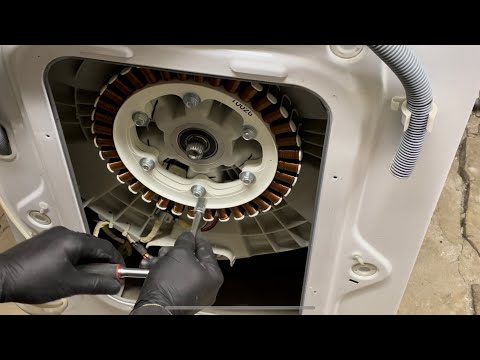 Видео: Как заменить таходатчик в стиральной машине LG. Неправильное вращение барабана.