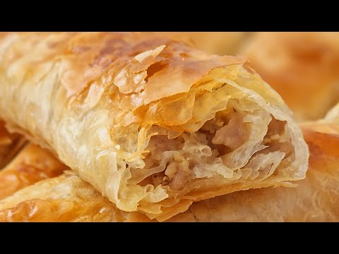 Видео: Банички с кайма/ Kıymalı börek/ Бърза рецепта за хрупкави банички#foodshorts #dinnershorts  #lunch