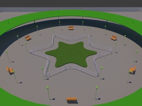 Видео: 3Ds Max. Как быстро создать перила и ограждения любого изгиба. Объект Railing.