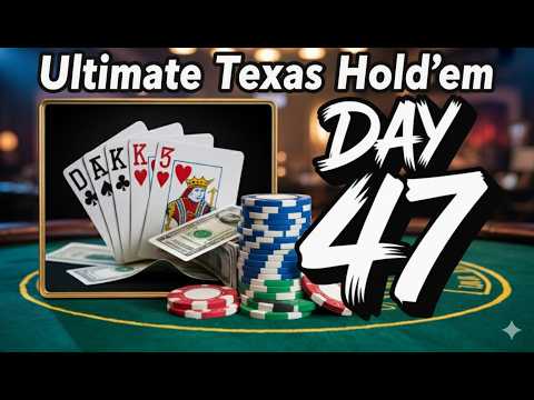 Видео: Я играю в ULTIMATE TEXAS Hold'em в течение 47 дней, чтобы собрать флеш-рояль!
