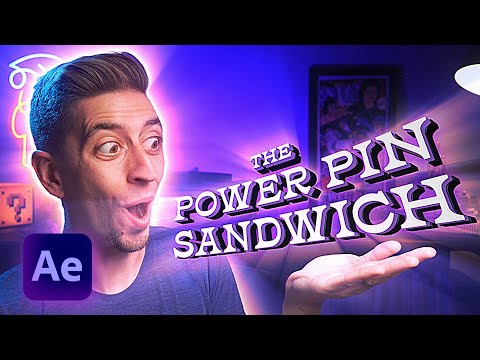 Видео: CRAZY After Effects Technique \\ Сэндвич с булавками Power Pin