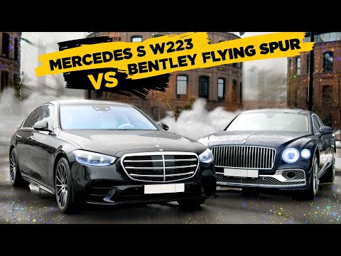 Видео: Mercedes S W223 vs Bentley Flying Spur. Классовая ненависть