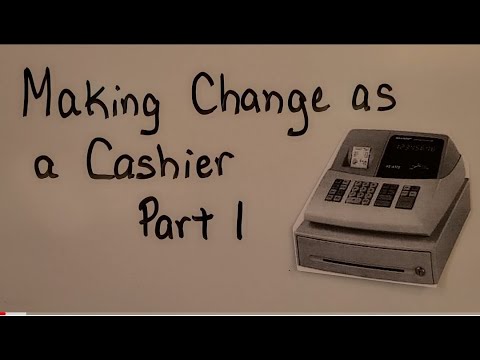 Видео: Выдача сдачи кассиром. ЧАСТЬ 1