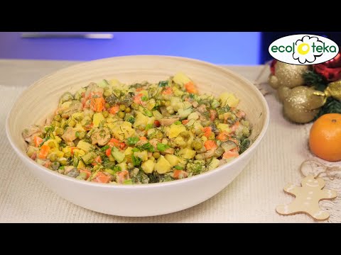 Видео: Как приготовить оливье без мяса, колбасы и яиц с домашним майонезом