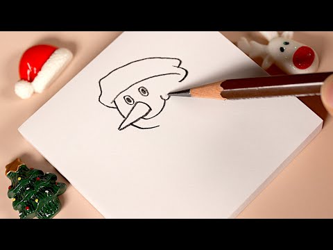 Видео: __Послушайте рисунок карандашом на Рождество☃️__Часть 5✏️ АСМР (без разговоров)