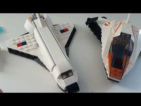 Видео: Обзор набора лего креатор -космический шаттл 31134