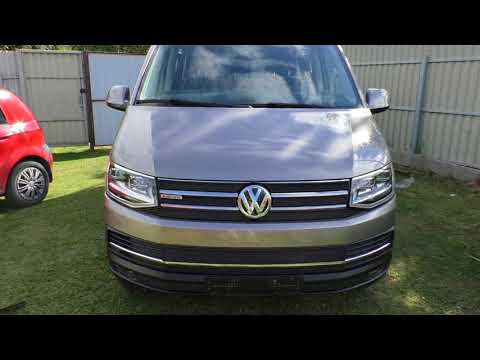 Видео: Тюнинг Volkswagen T6. Дефлекторы капота и окон, сетка радиатора, накладки порогов.