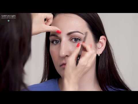 Видео: Секреты макияжа. Как скорректировать нависшее веко. Брови. Рекомендации Жанны Сан-Жак