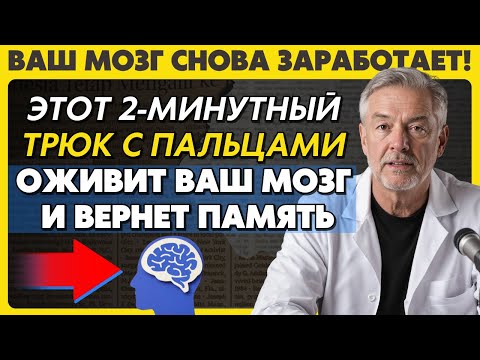 Видео: Немецкий Нейрохирург Раскрыл Секрет: Как "Оживить" Мозг и Вернуть Память Простым Движением Пальцев
