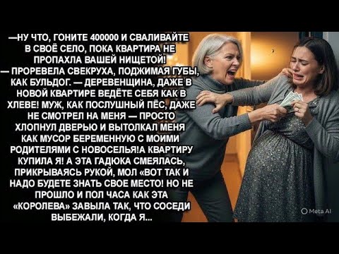 Видео: —ДЕРЕВЕНЩИНЫ НЕОТЁСАННЫЕ!ГОНИТЕ 400000 И ВАЛИТЕ К Х*РАМ,ПОКА КВАРТИРА НЕ ПРОПАХЛА ВАШЕЙ НИЩЕТОЙ!