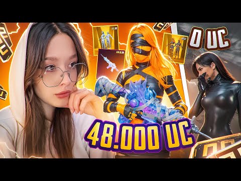 Видео: 😨 48.000 UC! ПРОКАЧАЛА АККАУНТ ПОДПИСЧИКУ в PUBG MOBILE! ПРОКАЧКА АККАУНТА в ПУБГ МОБАЙЛ! ПАБГ СКАМ