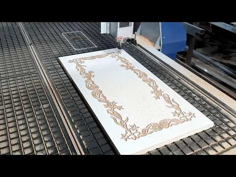 Видео: Мебельный фасад. Фрезеровка на станке с ЧПУ