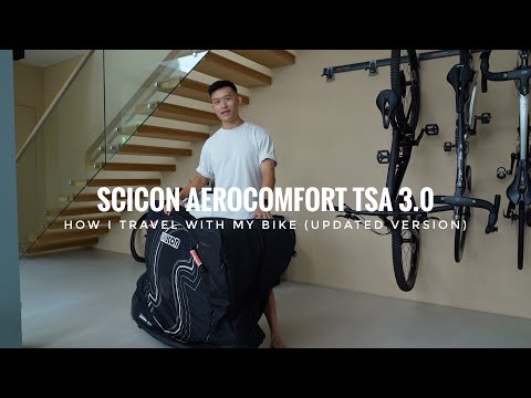 Видео: КАК Я ПУТЕШЕСТВУЮ С СУМКОЙ ДЛЯ ВЕЛОСИПЕДА | ОБНОВЛЕННОЕ РУКОВОДСТВО SCICON AEROCOMFORT TSA 3.0
