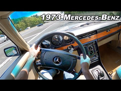 Видео: Mercedes-Benz 450SEL 1973 года — немецкий лимузин с двигателем V8, который вам нужен (бинаурально...