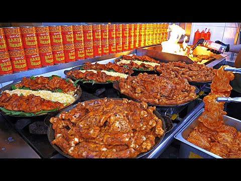 Видео: Сыр льется водопадом! Жареная курица с пряным сыром, Дак-галби / корейская уличная еда
