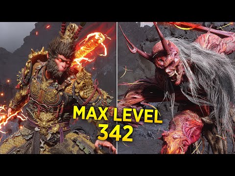 Видео: Black Myth Wukong - МАКС УРОВЕНЬ 342 против БОССОВ (Без Урона) Глава 5