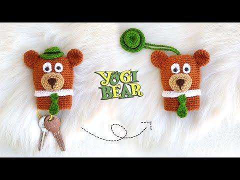 Видео: АМИГУРУМИ |  Брелок мишка Йоги ( как сделать? )