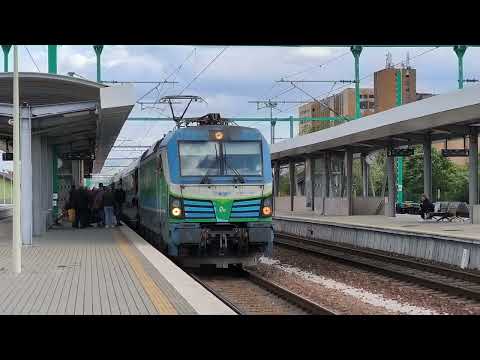 Видео: Гара Пазарджик. Снимане на БВ 8650 Варна - София 