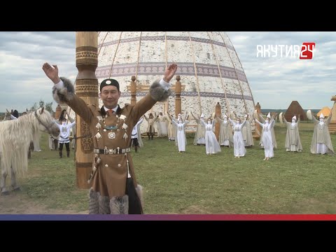 Видео: Улуу Тунах алгыс с участием главы республики
