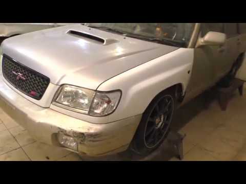 Видео: Субару Форестер ремонт лонжерона замена передней панели