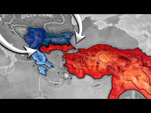 Видео: БАЛКАНСКАЯ ВОЙНА В HOI4: The Great War Redux - Османская Империя в ПМВ