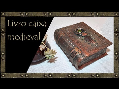 Видео: Как сделать КНИЖНУЮ КОРОБКУ в средневековом стиле.