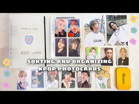 Видео: 🎃Новый биндер,организация фотокарт BTS,Monsta X,Ateez,Stray Kids | sorting and organizing photocards