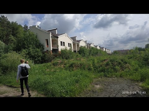 Видео: Заброшенный недостроенный таунхаусный  поселок в г. Балашихе, КП Поляна, Московская область  √