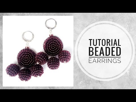 Видео: #МК - Серьги из бисера | #Tutorial - Beaded earrings