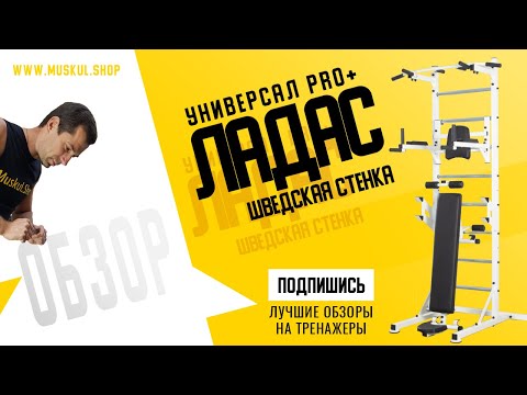 Видео: Напольная шведская стенка Ладас Универсал Про+