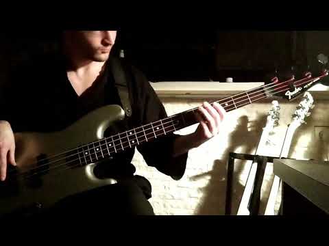 Видео: Кино - В наших глазах кавер партия бас-гитары Игоря Тихомирова Live