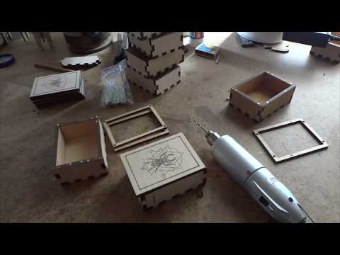 Видео: Шкатулка с крышкой на магнитах