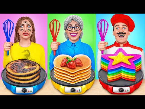 Видео: Кулинарный Челлендж: Я против Бабушки | Съедобная Битва от Multi DO Challenge